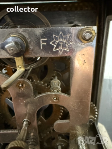 Настолен часовник ЖОКЕР - JUNGHANS. №7664, снимка 8 - Антикварни и старинни предмети - 52621733