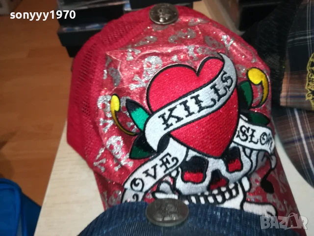 ED HARDY-ШАПКА ПО ИЗБОР 45ЛВ ЗА 1БРОЙ 1508251120, снимка 14 - Шапки - 51373618