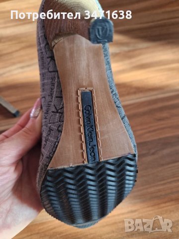 Обувки на Calvin Klein, 36 размер , снимка 2 - Дамски обувки на ток - 40621148