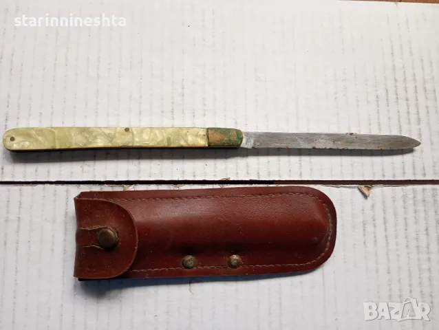 РЕДКАЖ Чисто Ново дегустационно старо джобно ножче нож джобна ножка, снимка 4 - Антикварни и старинни предмети - 48478856