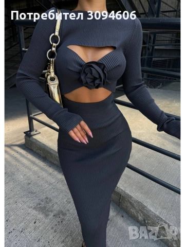 Стилна и секси дамска рокля, снимка 6 - Рокли - 52663488