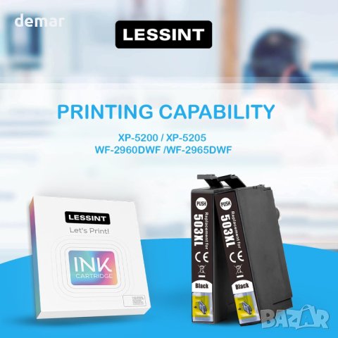 2 бр. резервни касети с мастило за принтер Epson 503, черни, снимка 3 - Принтери, копири, скенери - 43118758