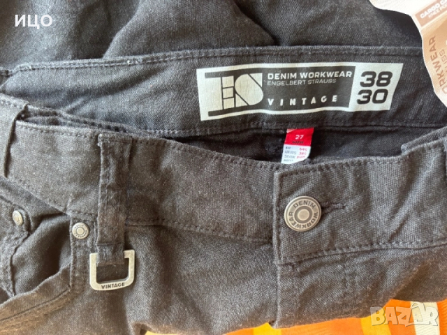 Нов работен дънков карго панталон Engelbert Strauss, снимка 10 - Панталони - 52388970