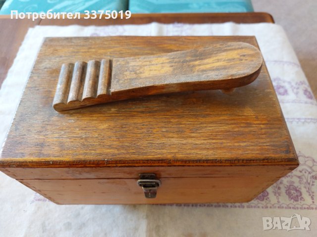 Стара кутия за лъскане на обувки, снимка 4 - Колекции - 37747652
