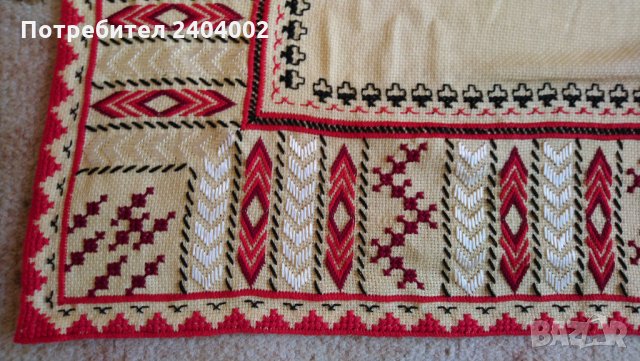 Мильо-ръчно плетиво и покривка за маса тип каре, снимка 7 - Декорация за дома - 32938793