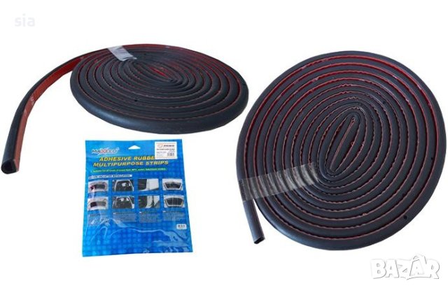 Уплътнение за врата, Гумено, 3м*10мм., снимка 3 - Аксесоари и консумативи - 42990885