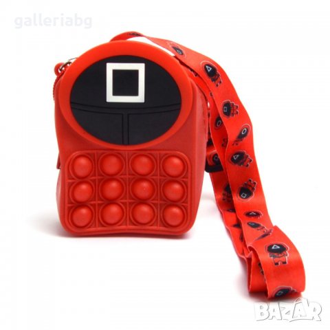 Портмоне с връзка - Squid Game, снимка 2 - Детски портмонета - 39420059