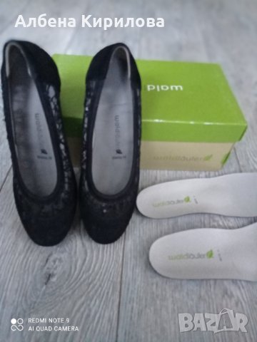 Немски естеств. ортопед. черни, 37н-р, с две стелки, снимка 8 - Дамски ежедневни обувки - 32550971