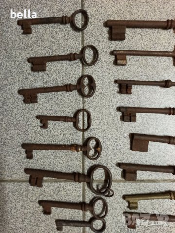 Голяма колекция стари ключове , снимка 5 - Други ценни предмети - 39484787