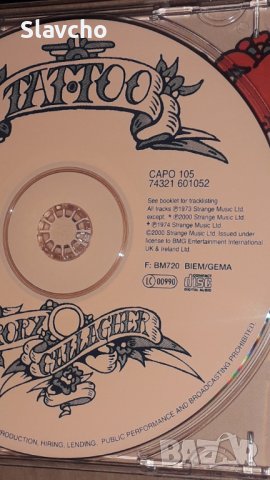 Компакт дискове на Jim Steinman – Bad For Good 1981/Rory Gallagher – Tattoo 1973, снимка 7 - CD дискове - 43025066