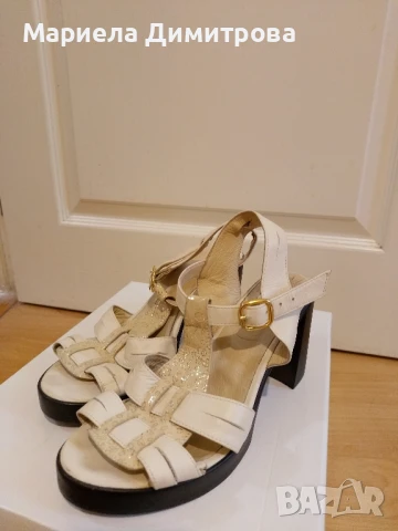 Дамски сандали с ток, снимка 1