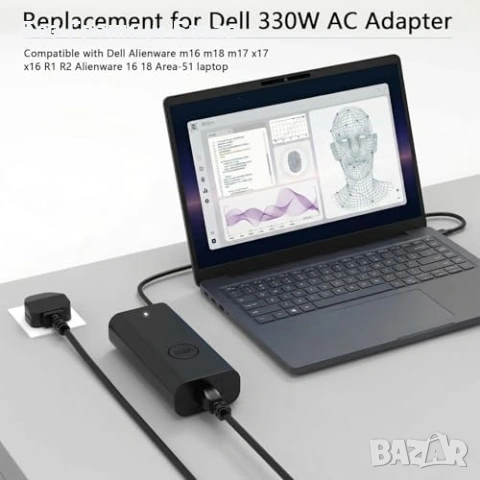 Ново 165W USB-C зарядно за лаптоп Dell Precision/XPS 17/Latitude 28V, снимка 6 - Друга електроника - 53534851