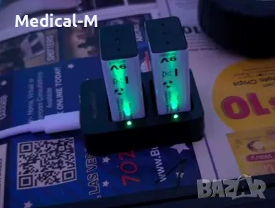 Зарядно за батерия 9в, снимка 4 - Друга електроника - 49544976