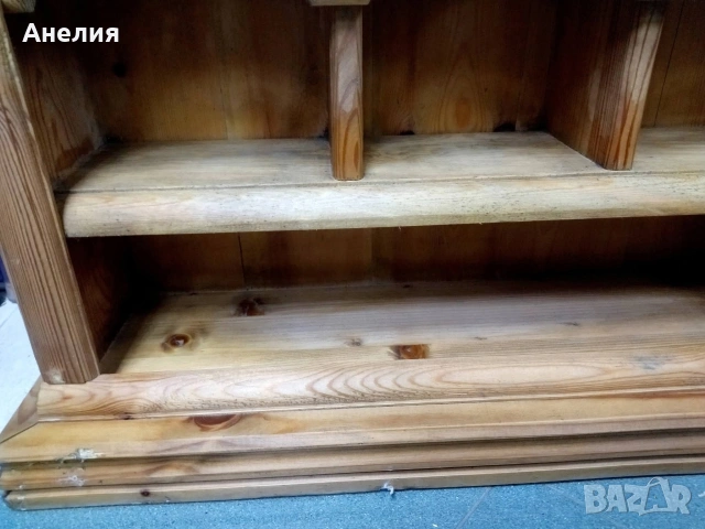 Етажерка за стена от скандинавски бор, снимка 3 - Декорация за дома - 53279431