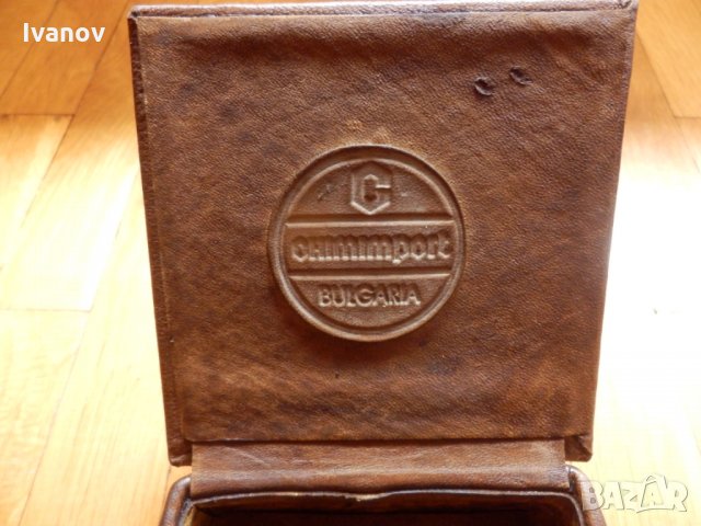 Стара кожена кутия, снимка 2 - Антикварни и старинни предмети - 26415167