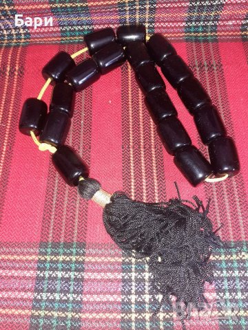 Голяма черна броеница , снимка 4 - Други ценни предмети - 36751897