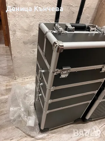 Професионален куфар за грим, снимка 7 - Куфари - 48160241