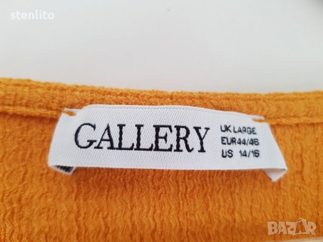 Дамска блуза цвят горчица размер 44/46, снимка 9 - Туники - 36692872