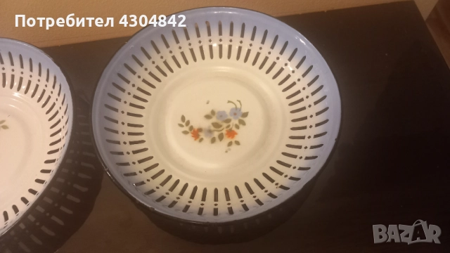 Емайлирана фруктиера панера, снимка 3 - Съдове за готвене - 52146898