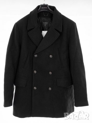 Мъжко тъмносиньо палто марка Top Secret - 2XL