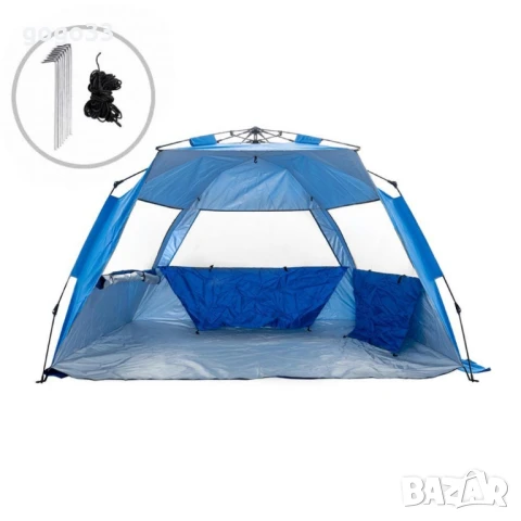 Автоматична палатка Muhler за плаж, 235х130xH135 см, снимка 2 - Палатки - 50985640