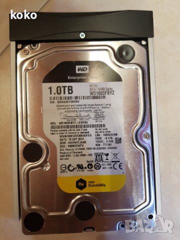 Твърд диск Western Digital RE WD1003FBYZ 1TB 3.5" Enterprise SATA6.0Gb