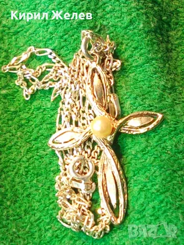 АЖУРЕН СРЕБЪРЕН КРЪСТ със СРЕБЪРНА ВЕРИЖКА КАРТИЕ ПЛЕТКА СРЕБРО 925 с БЯЛА ПОЗЛАТА и ПЕРЛА 31187, снимка 13 - Колиета, медальони, синджири - 49378779