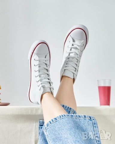 Нови бели кецове, снимка 7 - Кецове - 52180290