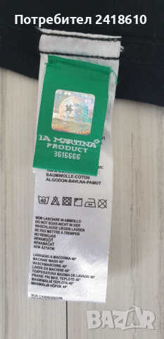 La Martina Cotton Slim Fit  Mens Size M  ОРИГИНАЛ! Мъжка  Риза!, снимка 4 - Ризи - 52143204