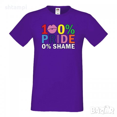  Мъжка тениска 100 percent Pride,Прайд,Празник.Повод,Изненада, снимка 10 - Тениски - 37101999