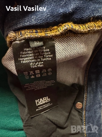 Дънки KARL Lagerfeld, снимка 4 - Дънки - 53598517