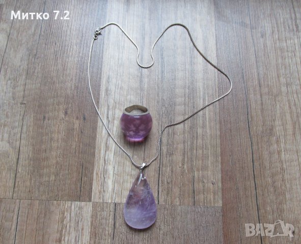 сребърен комплект - 1, снимка 7 - Бижутерийни комплекти - 32274467