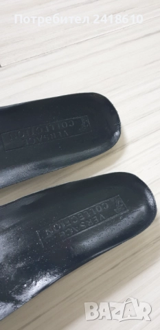 Versace Collection Leather Mens Size 43 - 27.5см ОРИГИНАЛ! Мокасини Естествена Кожа!, снимка 2 - Мокасини - 52092261