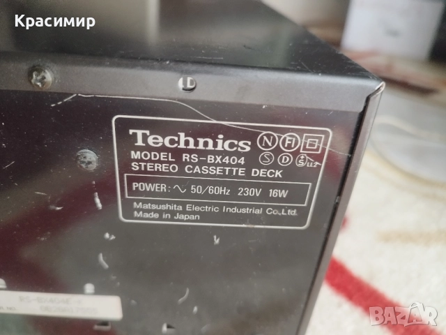 Technics RS – BX 404, снимка 3 - Ресийвъри, усилватели, смесителни пултове - 49517295