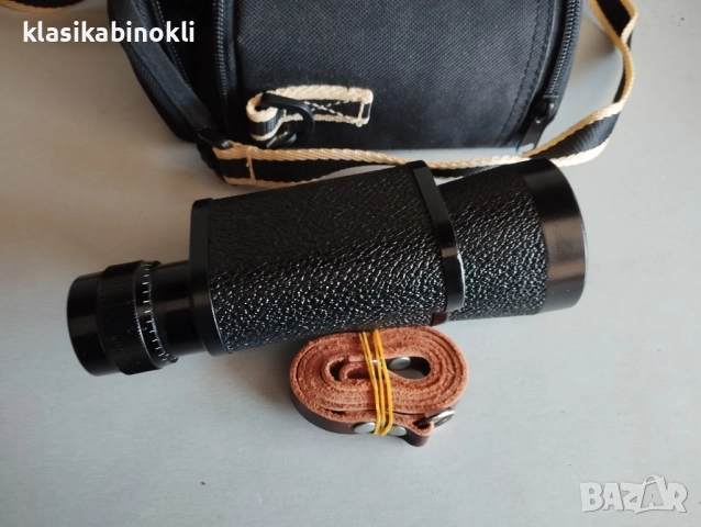 ТОП Немски Рядък Монокъл Carl Zeiss Jena Dekarismo 10x50 1Q МС, снимка 7 - Екипировка - 52524263