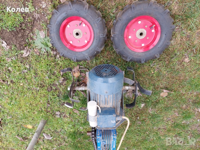 Електрическа мотофреза +двигател 7,5 к.с., снимка 2 - Градинска техника - 53454150