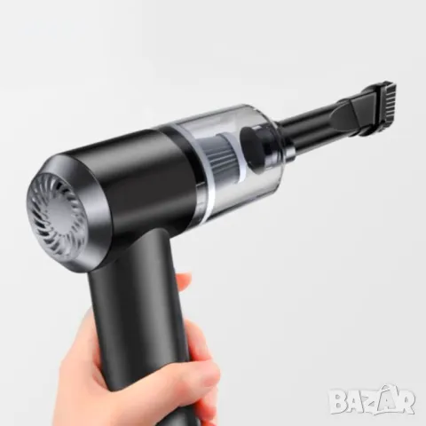 Компактна безжична прахосмукачка за дома и автомобила 2000mAh, снимка 2 - Прахосмукачки - 47432166
