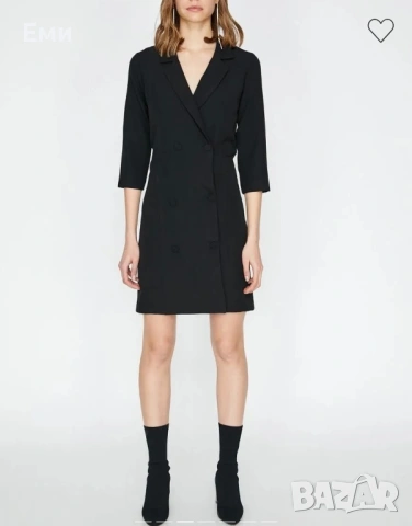 Рокля тип сако, снимка 4 - Рокли - 53083056