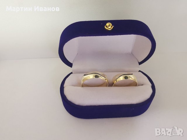 Златни брачни халки класически 
