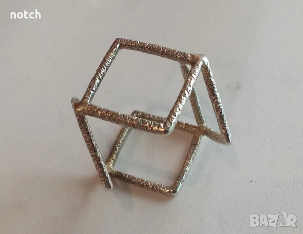 Сребърен пръстен, снимка 2 - Пръстени - 49976349