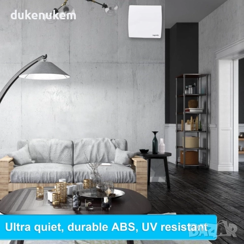 Вентилатор за баня 150 мм – 20W тих абсорбатор, 135 m/h въздушен поток, снимка 6 - Други - 52571670