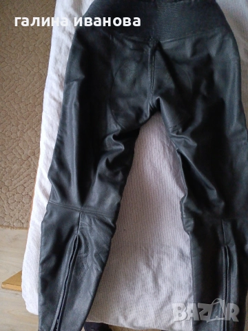 Мото панталон естествена кожа , снимка 4 - Панталони - 52635593