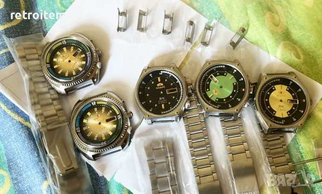 Нови корпуси и компоненти за часовници Orient AAA и Orient SK (без механизми), снимка 1