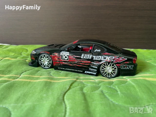 Мащабен модел Nissan Silvia S15 1:24 Jada Toys Бързи и Яростни, снимка 2 - Колекции - 50658638