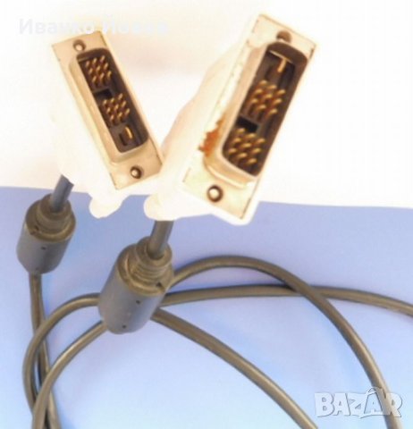 Компютърен цифров DVI кабел за видео монитори, проектори или телевизори: LCD дисплей (TFT) , снимка 4 - Кабели и адаптери - 37080179