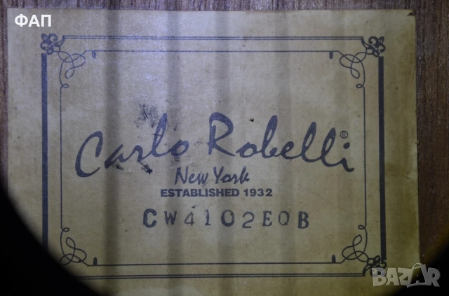ZOOM A2 акустик, Carlo Robelli CW4102EQB - el-acoustic guitar, снимка 10 - Китари - 52223228