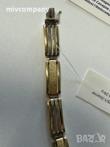 Златна гривна 13.26гр.22см., снимка 4 - Гривни - 52131573