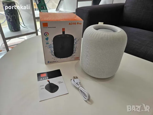 +Гаранция! НОВА! Bluetooth Тонколона колона колонка FM SD USB радио карта памет флашка A310 Pro, снимка 6 - Тонколони - 49903427