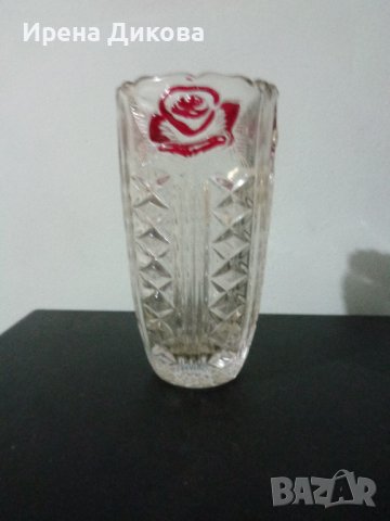 Продавам  винтидж / арт  ваза ;  Anna Hutte Bleikristall, снимка 2 - Вази - 43716440