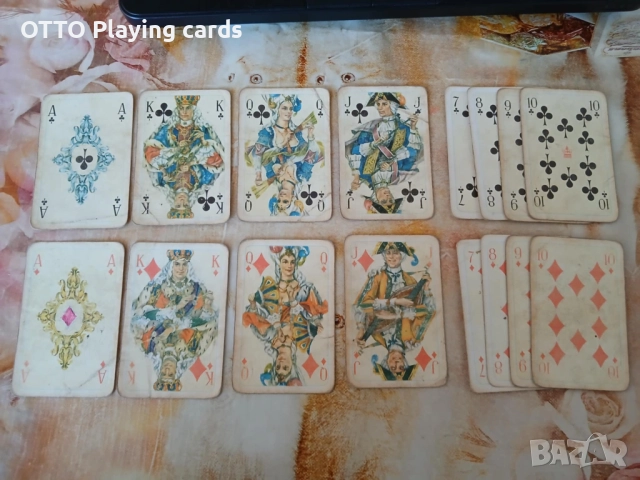 Немски стари карти за игра ROKOKO 160, оригинал COEUR DDR, снимка 3 - Карти за игра - 50392835
